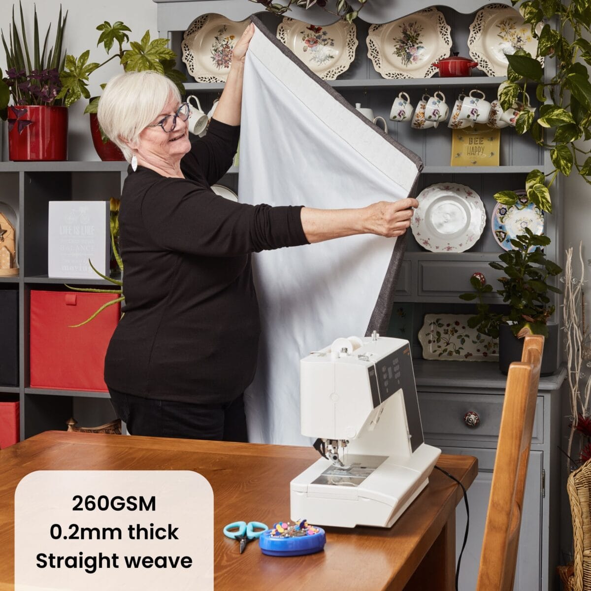 Curtain Lining Fabric | Blackout Lining | Thermal 3 Pass - Image 3