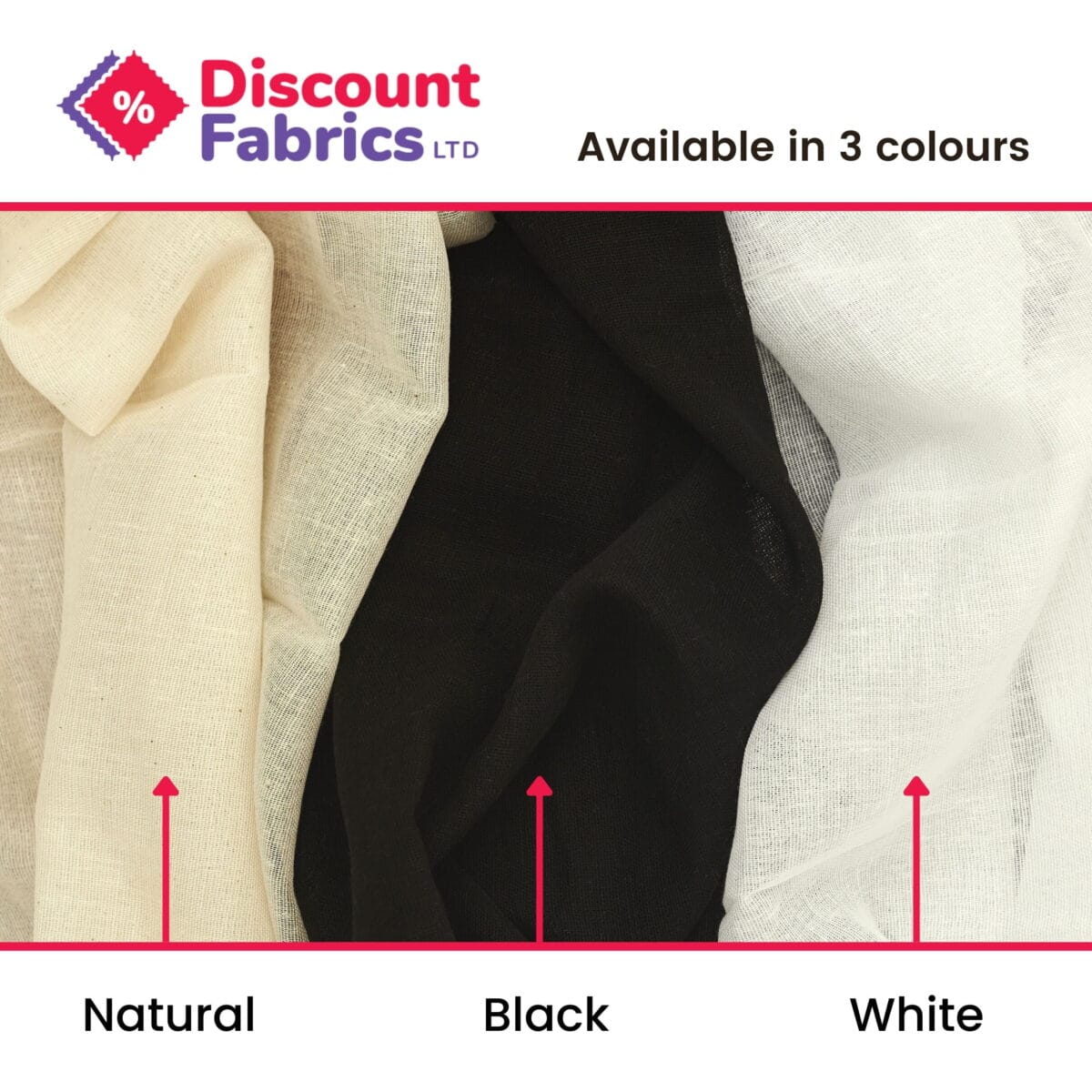 100% Cotton Fabric | Muslin Fabric | Cheesecloth - Image 5